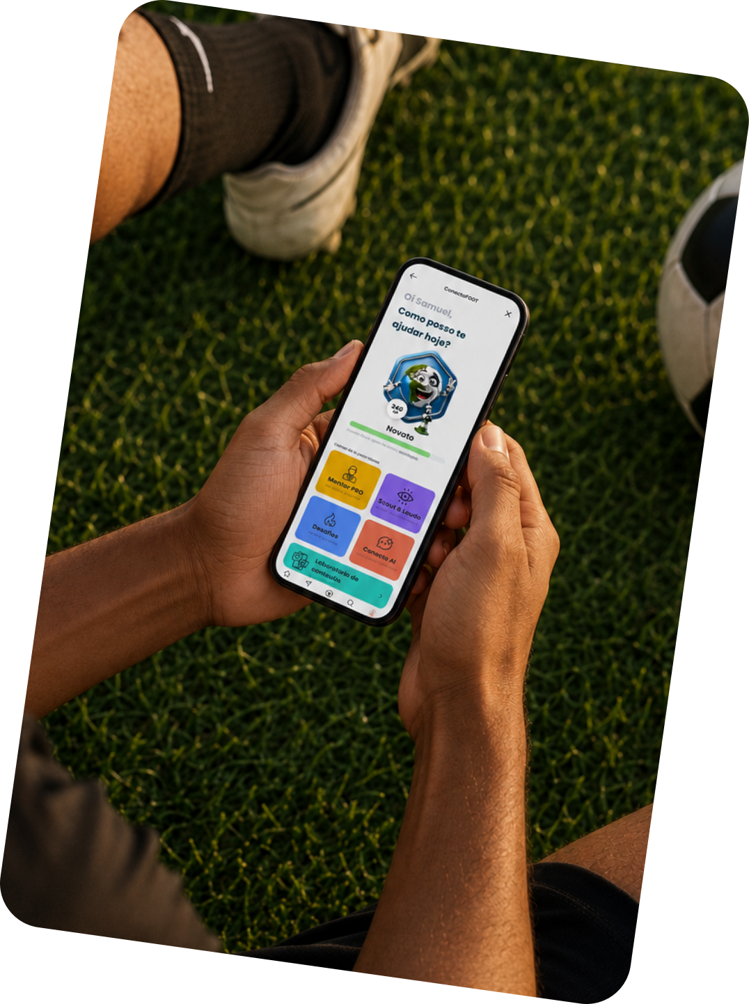 ConectaFoot app background